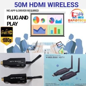 50M HDMI Wireless Extender (Plug & Play) – Full HD 1080p
