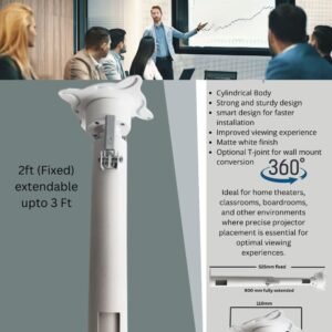 Hunter Ceiling Mount – Adjustable Projector Mount (2ft to 3ft)