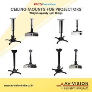 Liberty Grandview Ceiling Mounts for Projectors (Up to 20kg Capacity)