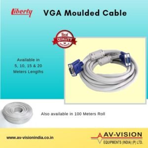 Liberty VGA Moulded Cable – High Quality Display Cable