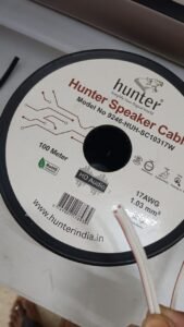 Hunter 17 AWG Speaker Cable – 100M Roll (HD Audio Performance)