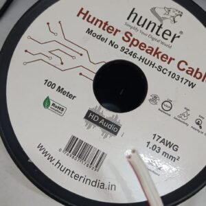 Hunter 17 AWG Speaker Cable – 100M Roll (HD Audio Performance)